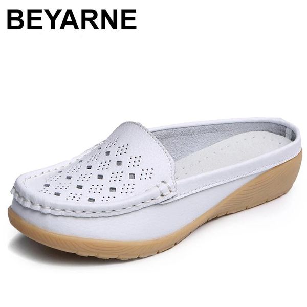 sandals beyarne summer women's shoes real leather moccasins women loafers cut-outs closed-toe flats slippers casual woman, Black
sandals beyarne summer women's shoes real leather moccasins women loafers cut-outs closed-toe flats slippers casual woman, Black