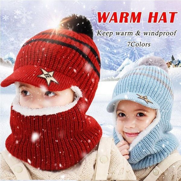 winter kids warm knitted hat scarf cute pompom decor soft cotton elastic thick casual skiing children baby girls boy cap1, Yellow
winter kids warm knitted hat scarf cute pompom decor soft cotton elastic thick casual skiing children baby girls boy cap1, Yellow
