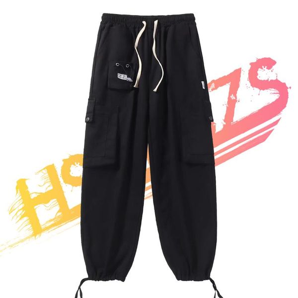 men's pants cotton cargo harem 2021 ribbons black hip hop casual male joggers trousers harajuku fashion streetwear
men's pants cotton cargo harem 2021 ribbons black hip hop casual male joggers trousers harajuku fashion streetwear