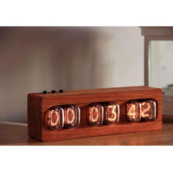 6-bit glow clock in12 tube nixie digital led beautiful gift safflower pear diy ornaments desk & table clocks
6-bit glow clock in12 tube nixie digital led beautiful gift safflower pear diy ornaments desk & table clocks