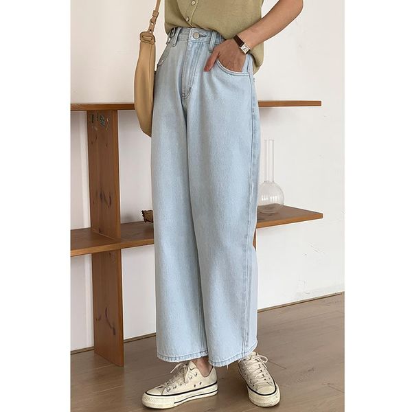 women's jeans high waist women straight leg pants summer ladies femme casual pantalon trousers vintage loose harem denim, Blue
women's jeans high waist women straight leg pants summer ladies femme casual pantalon trousers vintage loose harem denim, Blue