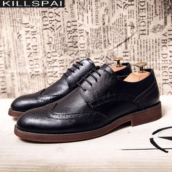 dress shoes 2021 mens oxfords fashion business leather shoe male wedding social chaussure homme fluff office formal, Black
dress shoes 2021 mens oxfords fashion business leather shoe male wedding social chaussure homme fluff office formal, Black