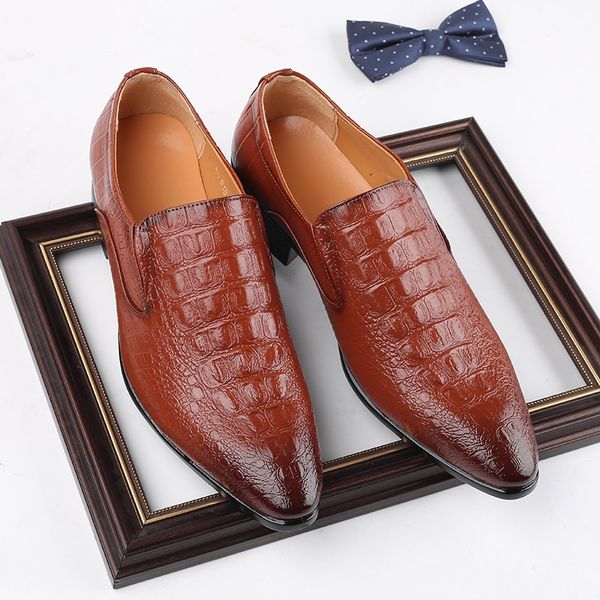 45.46.47 size spring new mens leather shoes business shoes casual formal wear trendy crocodile pattern driving mens shoes pointed-toe slip-o, Black
45.46.47 size spring new mens leather shoes business shoes casual formal wear trendy crocodile pattern driving mens shoes pointed-toe slip-o, Black