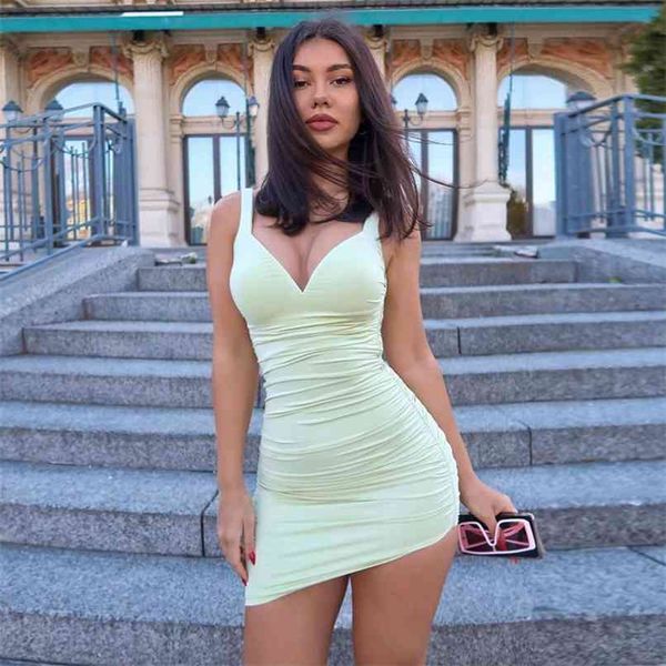 summer women spaghetti strap v neck mini club dress sleeveless green celebrity evening runway party dresses 210507, Black;gray
summer women spaghetti strap v neck mini club dress sleeveless green celebrity evening runway party dresses 210507, Black;gray