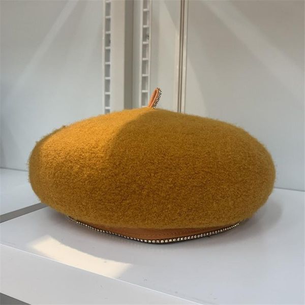 beanies 202109-shenjing autumn winter wool warm rhinestone decoration lady beret hat women leisure painter
beanies 202109-shenjing autumn winter wool warm rhinestone decoration lady beret hat women leisure painter