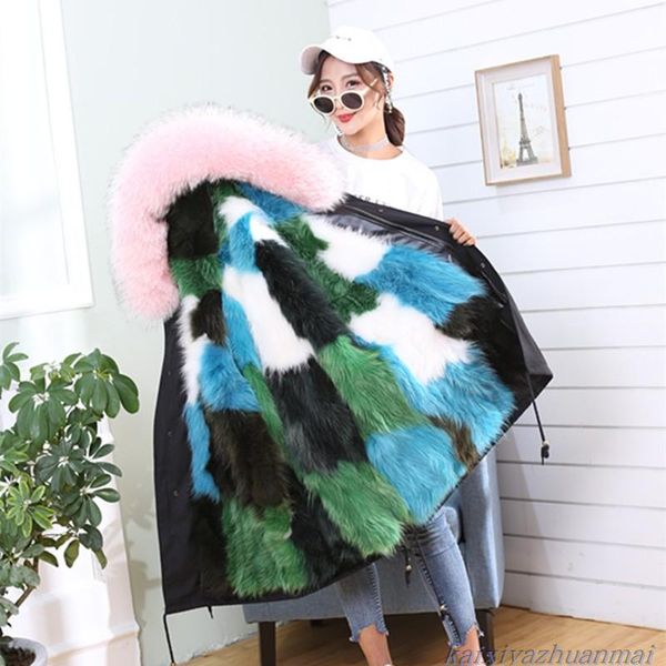 women's fur & faux warm winter raccoon parker 2021 outerwear coats high grade collar womens park with hood zipper, Black
women's fur & faux warm winter raccoon parker 2021 outerwear coats high grade collar womens park with hood zipper, Black