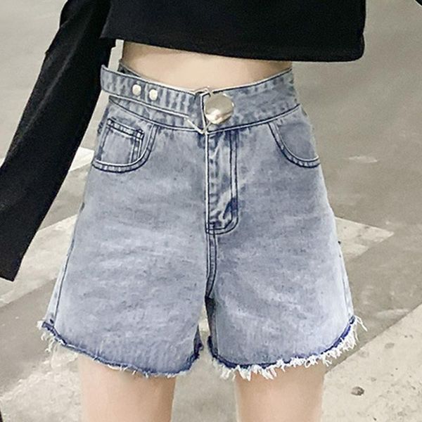 women's jeans women high waist denim shorts summer thin section loose tide korean version a word wide legs short, Blue
women's jeans women high waist denim shorts summer thin section loose tide korean version a word wide legs short, Blue