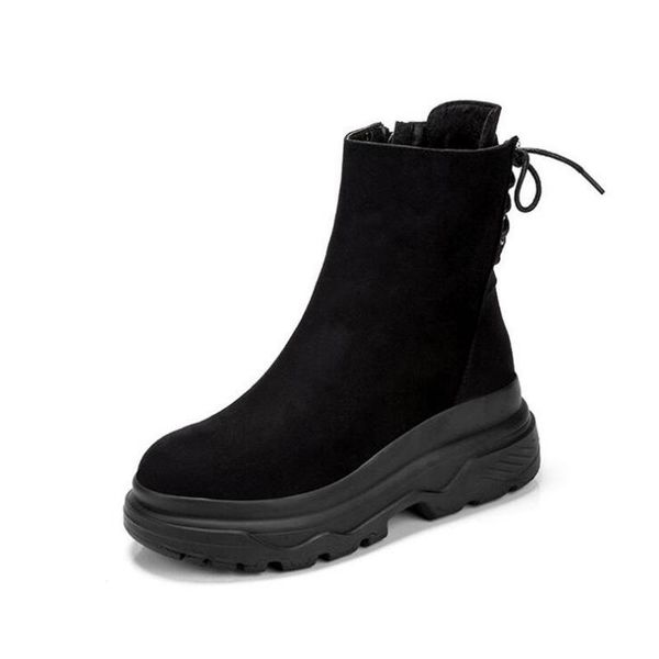 boots 2021 thick sole autumn winter suede leather short ankle women snow women's shoes for woman booties warm fur plush velvet, Black
boots 2021 thick sole autumn winter suede leather short ankle women snow women's shoes for woman booties warm fur plush velvet, Black