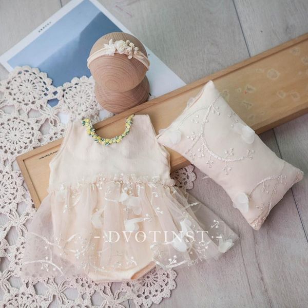 caps & hats dvotinst born baby girls pography props lace floral dress headband pillow 3pcs set fotografia studio shooting po, Yellow
caps & hats dvotinst born baby girls pography props lace floral dress headband pillow 3pcs set fotografia studio shooting po, Yellow