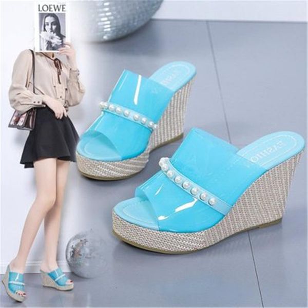 slippers women 10 cm high heels jelly transparent summer chunky shoes for female platform wedges mules ladies slides plus 35-42, Black
slippers women 10 cm high heels jelly transparent summer chunky shoes for female platform wedges mules ladies slides plus 35-42, Black