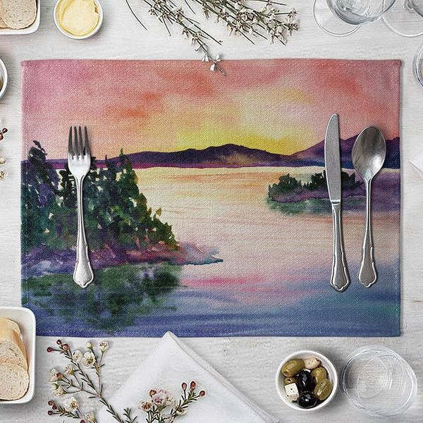 mats & pads scenery mat tableware drink cup for kitchen dining table mat placemat accessories
mats & pads scenery mat tableware drink cup for kitchen dining table mat placemat accessories
