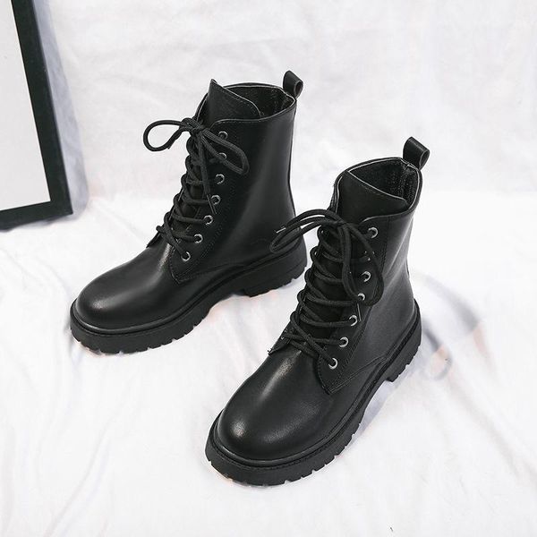 black leather boots women british style 2021 autumn retro wild thick-soled increased motorcycle platform shoes
black leather boots women british style 2021 autumn retro wild thick-soled increased motorcycle platform shoes