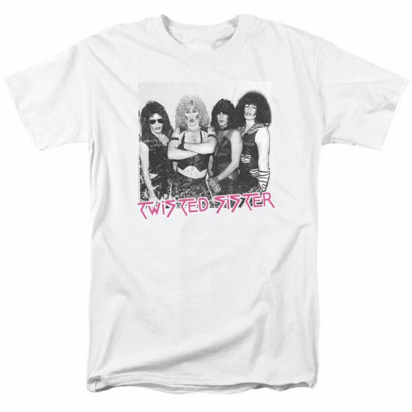 twisted sister the group t shirt licensed heavy metal band rock n roll white, White;black
twisted sister the group t shirt licensed heavy metal band rock n roll white, White;black