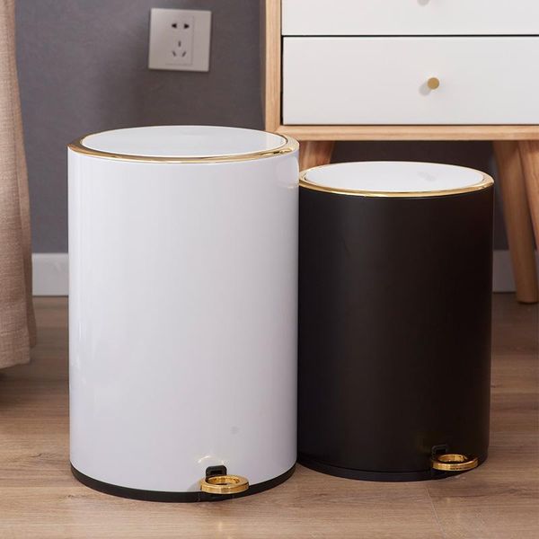 waste bins stainless steel trash can pedal with lid for household mute high-end bathroom kitchen living room foot garbage
waste bins stainless steel trash can pedal with lid for household mute high-end bathroom kitchen living room foot garbage