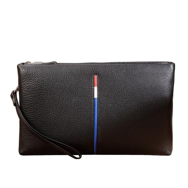 men's clutch bag with wristlet genuine leather handbag for men handmade purse large wallet organizer wallets, Red;black
men's clutch bag with wristlet genuine leather handbag for men handmade purse large wallet organizer wallets, Red;black