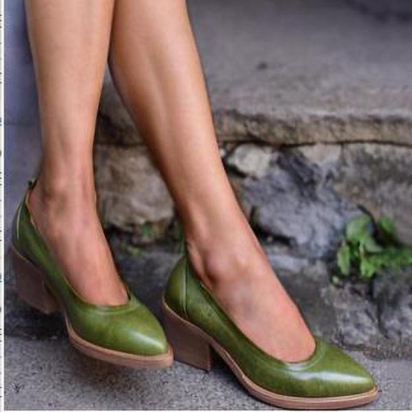 dress shoes pumps women high heels pointed toe ladies vintage chunky heel platform woman plus size zapatos de mujer, Black
dress shoes pumps women high heels pointed toe ladies vintage chunky heel platform woman plus size zapatos de mujer, Black