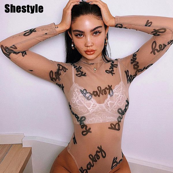 shestyle baby printed bodysuits women mesh see though mock neck long sleeve transparent slim fashion body suit dropshippingin, Black;white
shestyle baby printed bodysuits women mesh see though mock neck long sleeve transparent slim fashion body suit dropshippingin, Black;white