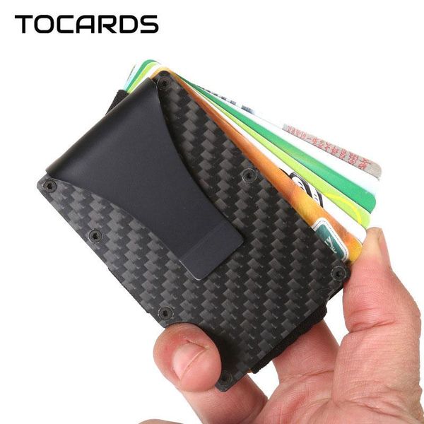 card holders tocards carbon fiber holder mini slim wallet men's aluminum metal rfid magic small thin male purses money bag, Brown;gray
card holders tocards carbon fiber holder mini slim wallet men's aluminum metal rfid magic small thin male purses money bag, Brown;gray