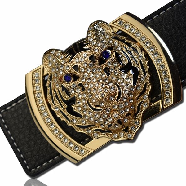 designer luxury brand belts for men fashion shiny diamond domineering tiger head buckle waist shaper leather belts, Black;brown
designer luxury brand belts for men fashion shiny diamond domineering tiger head buckle waist shaper leather belts, Black;brown