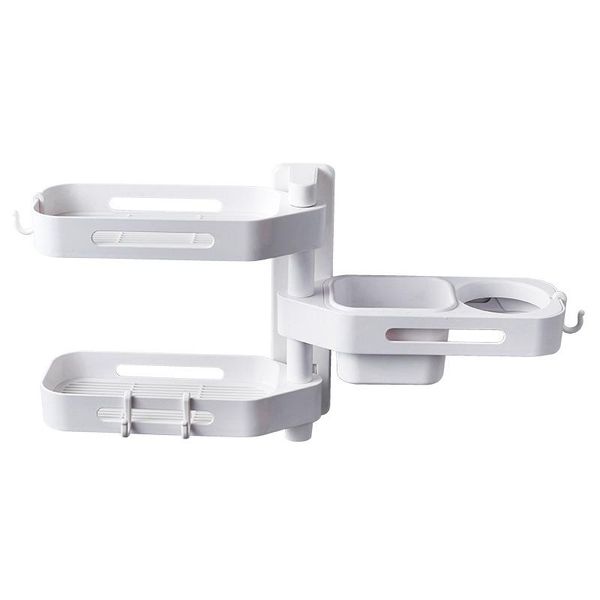 bathroom shelves 3 tier 180 degree of punch rotating wall mount storage rack box organizer for shampoo soap
bathroom shelves 3 tier 180 degree of punch rotating wall mount storage rack box organizer for shampoo soap