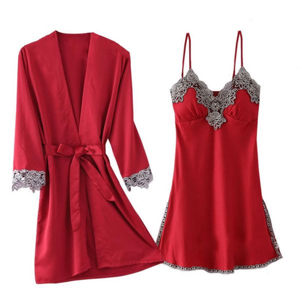 women's sleepwear women rayon kimono bathrobe bride bridesmaid wedding set lace trim casual home clothes nightwear satin robe, Black;red
women's sleepwear women rayon kimono bathrobe bride bridesmaid wedding set lace trim casual home clothes nightwear satin robe, Black;red