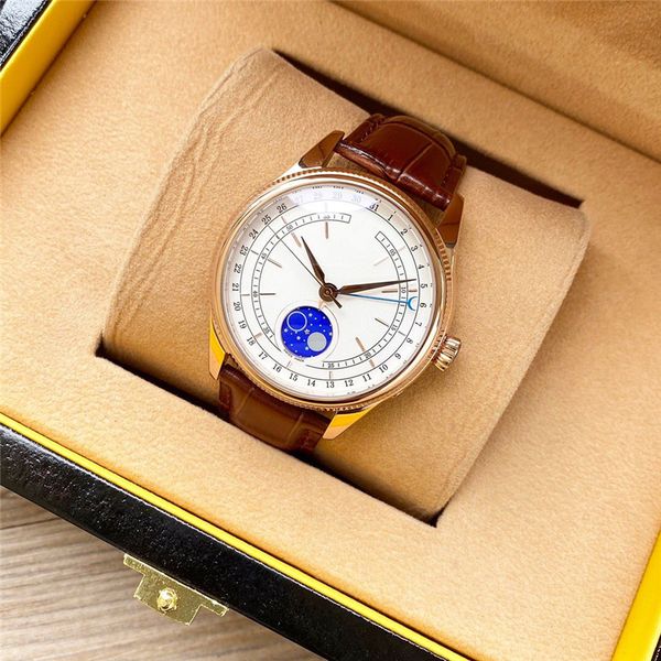 men's boutique mechanical watch basel cherini series 40mm sapphire glass leather strap rose gold case, Slivery;brown
men's boutique mechanical watch basel cherini series 40mm sapphire glass leather strap rose gold case, Slivery;brown