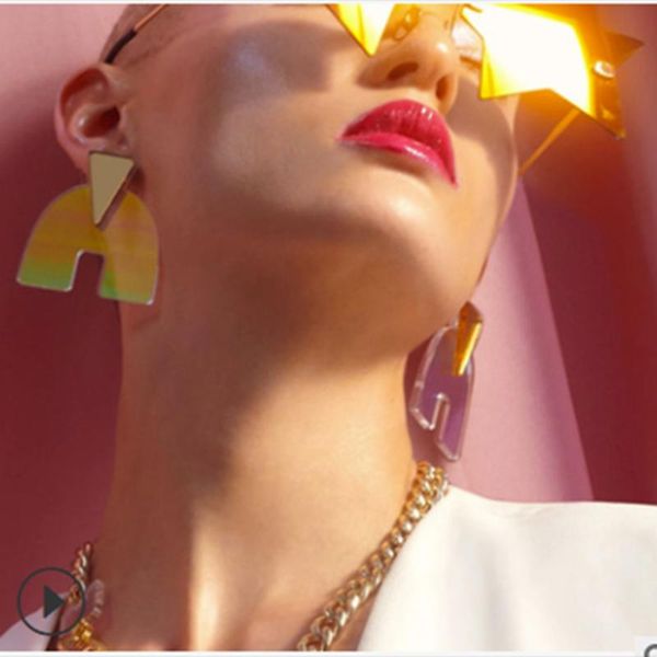 dangle & chandelier fashion pendant geometric acrylic women's earrings round triangle irregular stud colorful jewelry accessories, Silver
dangle & chandelier fashion pendant geometric acrylic women's earrings round triangle irregular stud colorful jewelry accessories, Silver