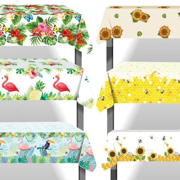 disposable dinnerware 130*220cm lovely flamingo bee printed tablecloth sunflower/butterfly table cover for happy birthday party supplies wed
disposable dinnerware 130*220cm lovely flamingo bee printed tablecloth sunflower/butterfly table cover for happy birthday party supplies wed