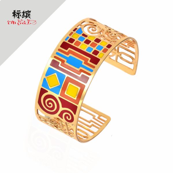 bangles bracelets national style enamel open bracelet colorful electroplating oil dripping, Black
bangles bracelets national style enamel open bracelet colorful electroplating oil dripping, Black