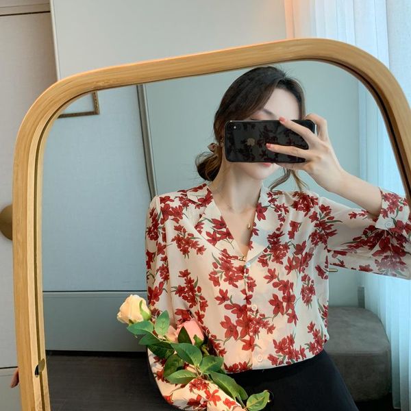 fashion full sleeve shirt womens spring chiffon loose turn-down collar women shirts design and color 1165 women's blouses &, White
fashion full sleeve shirt womens spring chiffon loose turn-down collar women shirts design and color 1165 women's blouses &, White