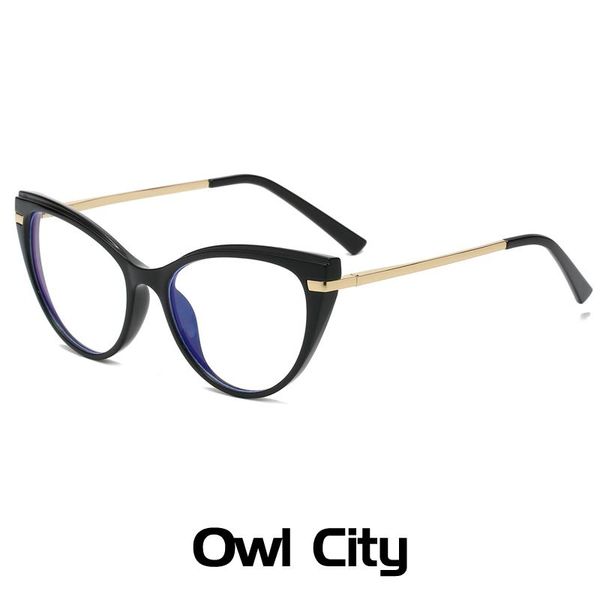 fashion sunglasses frames vintage tr90 cat eye anti-blue light metal glasses women optical computer anti blue fatigue protection, Black
fashion sunglasses frames vintage tr90 cat eye anti-blue light metal glasses women optical computer anti blue fatigue protection, Black