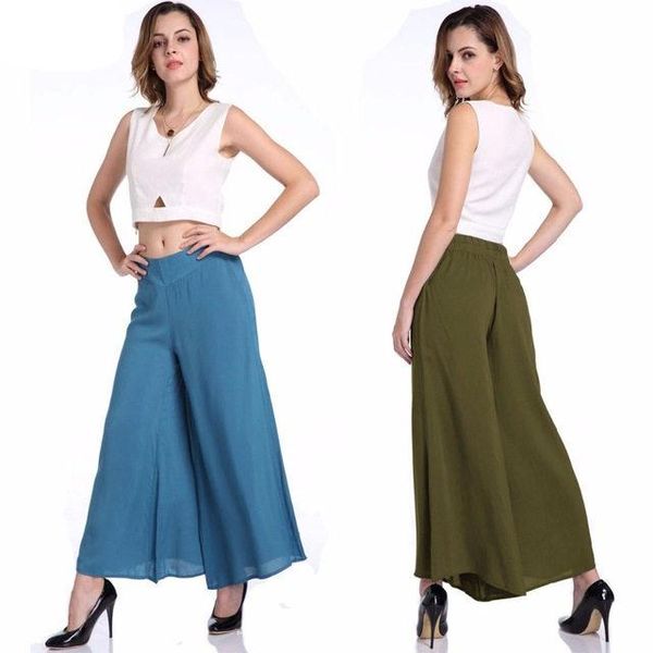 women's pants & capris loose plus size solid ladies dress vintage middle waist long trousers cotton casual women wide leg, Black;white
women's pants & capris loose plus size solid ladies dress vintage middle waist long trousers cotton casual women wide leg, Black;white