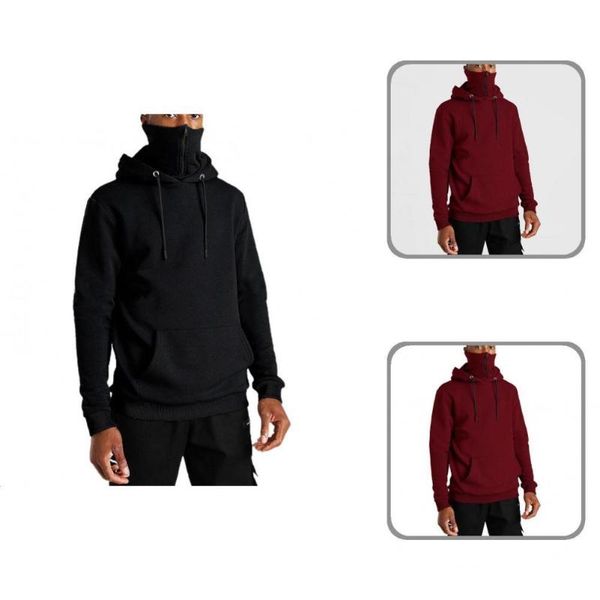 men's sweaters streetwear great casual stand collar autumn hoodie plush men patchwork for school, White;black
men's sweaters streetwear great casual stand collar autumn hoodie plush men patchwork for school, White;black
