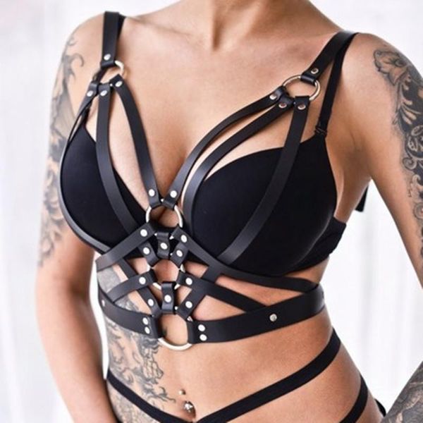 belts punk harajuku tassel garters faux leather body bondage cage sculpting harness women lingerie gothic straps suspenders belt, Black;brown
belts punk harajuku tassel garters faux leather body bondage cage sculpting harness women lingerie gothic straps suspenders belt, Black;brown