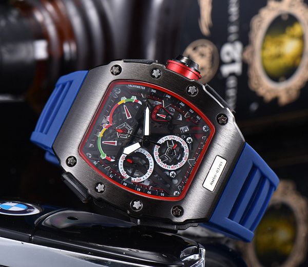 2021 luxury mens watch five stitches all dials work skull sports quartz hollow watches richard brand fashion rubber strap, Slivery;brown
2021 luxury mens watch five stitches all dials work skull sports quartz hollow watches richard brand fashion rubber strap, Slivery;brown