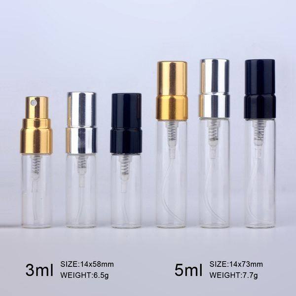 3ml 5ml empty sample spray bottle portable transparet glass perfume bottles atomizer container travel parfum women perfum 100pcs/lot
3ml 5ml empty sample spray bottle portable transparet glass perfume bottles atomizer container travel parfum women perfum 100pcs/lot