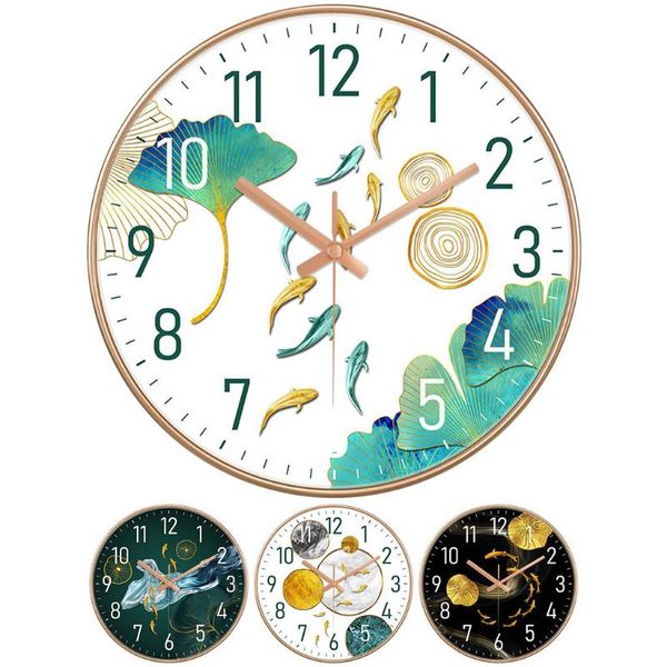 wall clocks goldfish chinese style clock 12 inch non ticking quartz battery operated modern for home kitchen living room decor
wall clocks goldfish chinese style clock 12 inch non ticking quartz battery operated modern for home kitchen living room decor