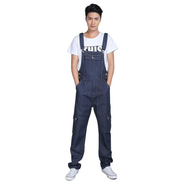 men's jeans overalls men bib loose multi pocket large size straight denim jumpsuits fashion cargo pants hip hop trousers, Blue
men's jeans overalls men bib loose multi pocket large size straight denim jumpsuits fashion cargo pants hip hop trousers, Blue