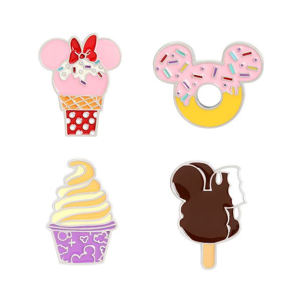 creative cartoon dessert series brooches set mouse ear shaped cone ice cream enamel paint badges for children alloy pin shirt jewelry gift b, Gray
creative cartoon dessert series brooches set mouse ear shaped cone ice cream enamel paint badges for children alloy pin shirt jewelry gift b, Gray