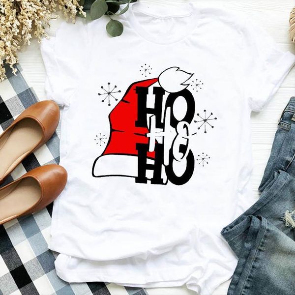 merry christmas hat ho print womens t shirt short sleeve o neck loose summer tee mujer, White
merry christmas hat ho print womens t shirt short sleeve o neck loose summer tee mujer, White