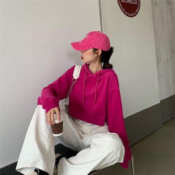 women's hoodies & sweatshirts women hoodle streetwear spring skateboard woman slim waistless pullover myself for2021, Black
women's hoodies & sweatshirts women hoodle streetwear spring skateboard woman slim waistless pullover myself for2021, Black