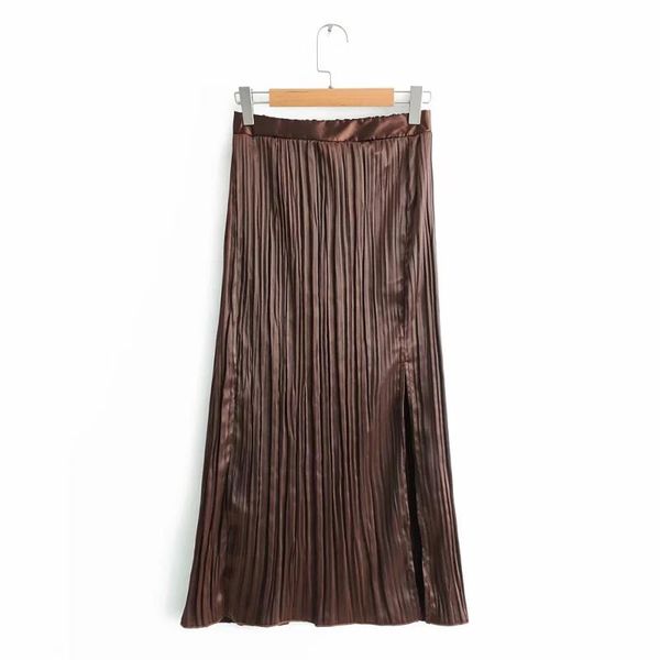skirts 2021 spring arrival european & american style slim side slit pleated skirt simple faldas largas elegantes, Black
skirts 2021 spring arrival european & american style slim side slit pleated skirt simple faldas largas elegantes, Black