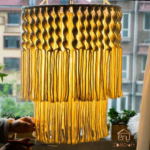 tapestries original custom macrame wall hanging hand-woven chandelier lampshade creative homestay decoration art home soft boho decor
tapestries original custom macrame wall hanging hand-woven chandelier lampshade creative homestay decoration art home soft boho decor