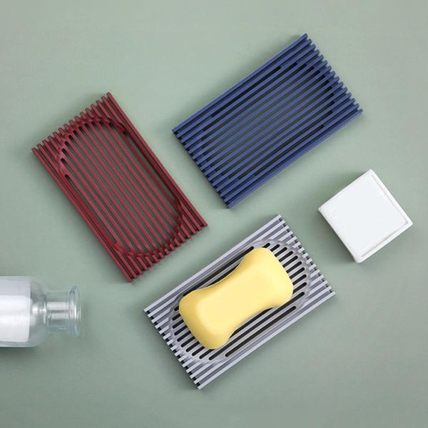 soap dishes silicone dish solid color hollow bottom tray drain holder simplicity antislip storage box bathroom supplies
soap dishes silicone dish solid color hollow bottom tray drain holder simplicity antislip storage box bathroom supplies