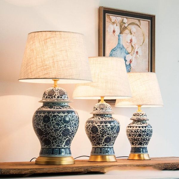 table lamps copper lamp bedside jingdezhen ceramic chinese style decorated led for living room bedroom
table lamps copper lamp bedside jingdezhen ceramic chinese style decorated led for living room bedroom