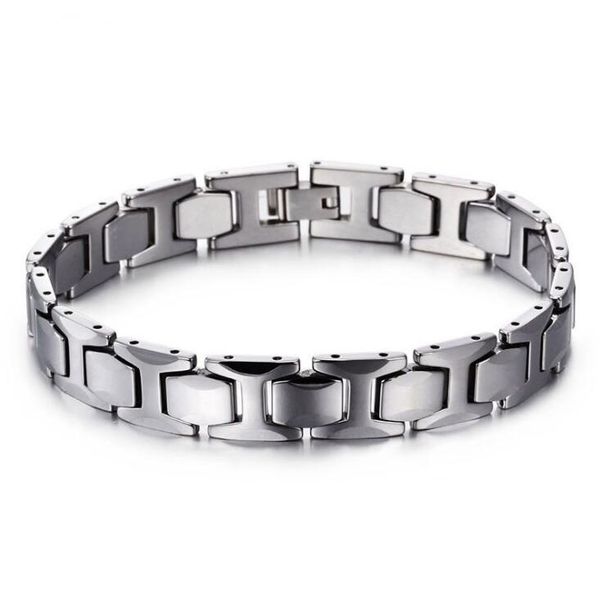 men women tungsten steel bracelet health care hologram energy fashion link chain bangle jewelry gifts 18-20.5cm link,, Black
men women tungsten steel bracelet health care hologram energy fashion link chain bangle jewelry gifts 18-20.5cm link,, Black