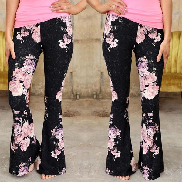 40# summer floral print leggings women casual micro-flared pants straight leg oversized long leggins pantalones de mujer women's, Black
40# summer floral print leggings women casual micro-flared pants straight leg oversized long leggins pantalones de mujer women's, Black