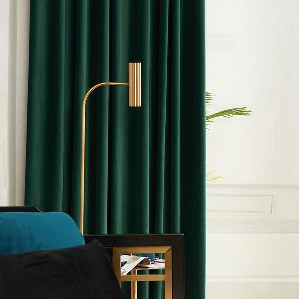 luxury european velvet curtains dark green window curtain solid color blackout for bedroom and living room & drapes
luxury european velvet curtains dark green window curtain solid color blackout for bedroom and living room & drapes