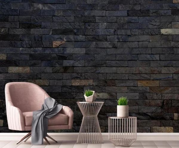 wallpapers custom 3d mural wallpaper modern simple black brick wall bedroom background decoration painting
wallpapers custom 3d mural wallpaper modern simple black brick wall bedroom background decoration painting