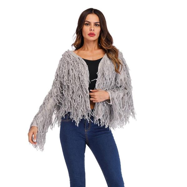 women's sweaters casual long sleeve knitted sweater women warm winter oversize tassels fashion open front lady cardigan coat, White;black
women's sweaters casual long sleeve knitted sweater women warm winter oversize tassels fashion open front lady cardigan coat, White;black